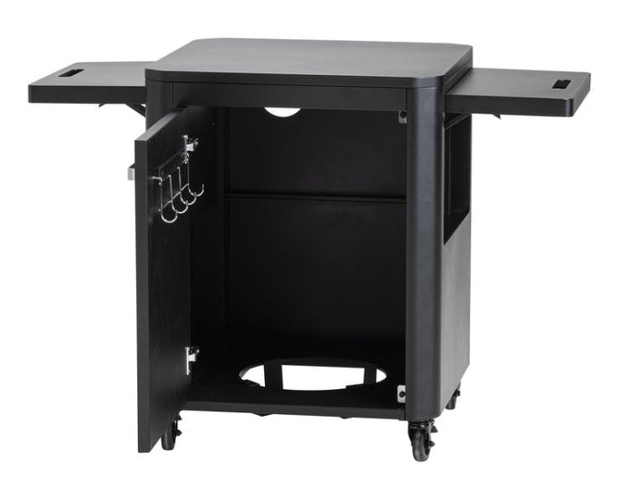 Table de travail de chariot cozze pliant avec 1 porte noire