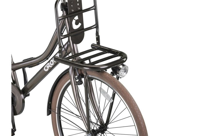 Crown Berlin 28 pouces 53 cm dames 7V V-freins gris-brun