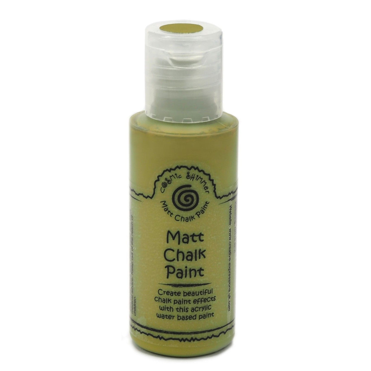 Cosmic shimmer • matt chalk paint holy guacamole