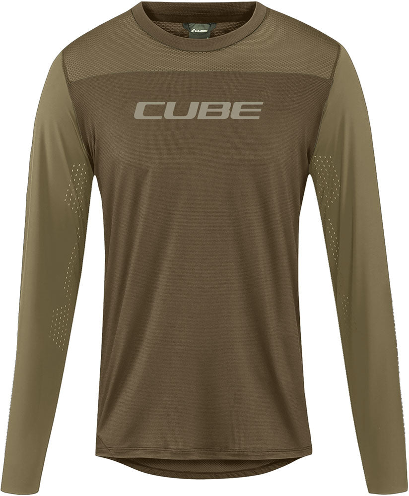 Cube col rond pro tm - maillot vtt manches longues
