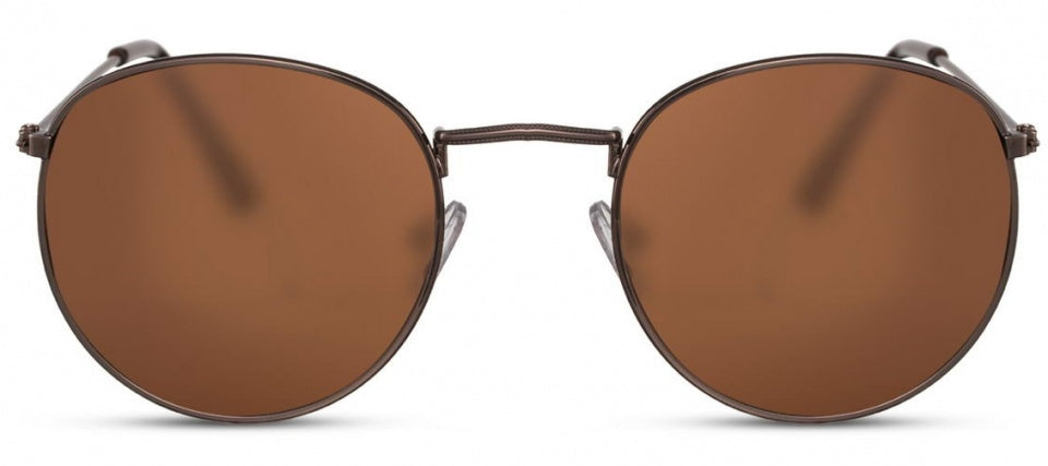 Lunettes de soleil brun unisexe (CWI2407)