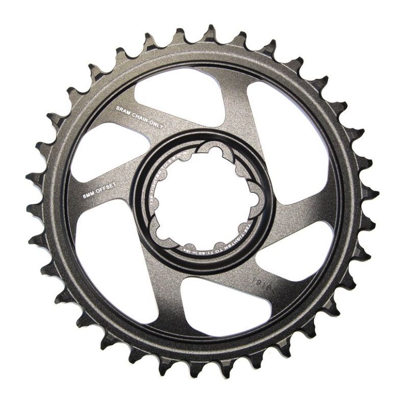Sram plateau 36 dents x-sync 2 eagle direct mount 12 vitesses boost noir