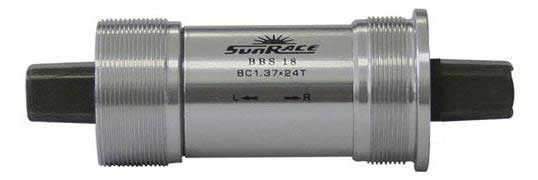 Sunrace Bottom Bracket 68 118 mm en aluminium BBS18-118