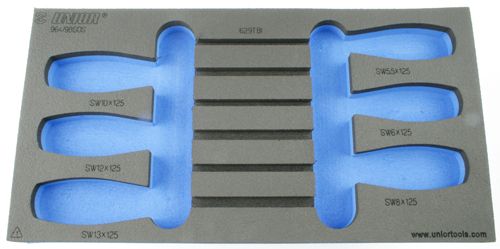 Chariot à outils pour incrustations de mousse Unior