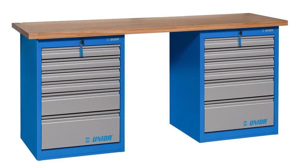 Etabli Unior 2x6 tiroirs