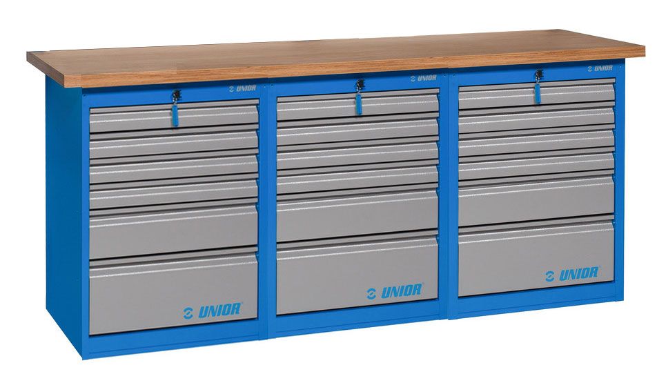 Etabli Unior 3x6 tiroirs