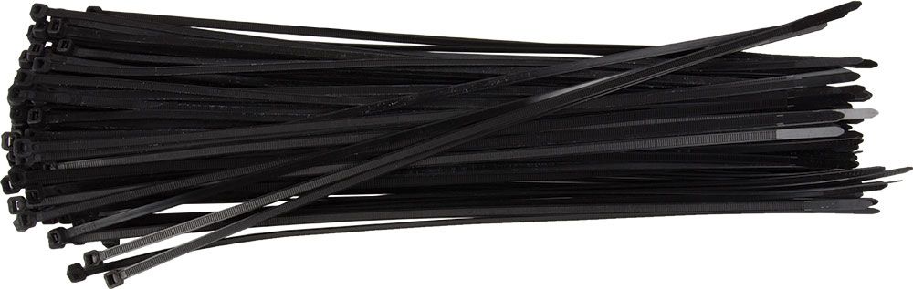 Attaches de câble sans marque 4,8x390 noir sachet de 100