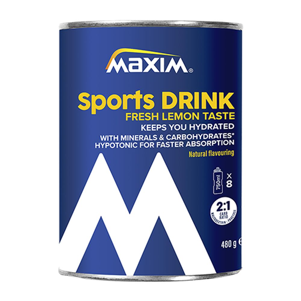 Boisson sportive Maxim au citron frais