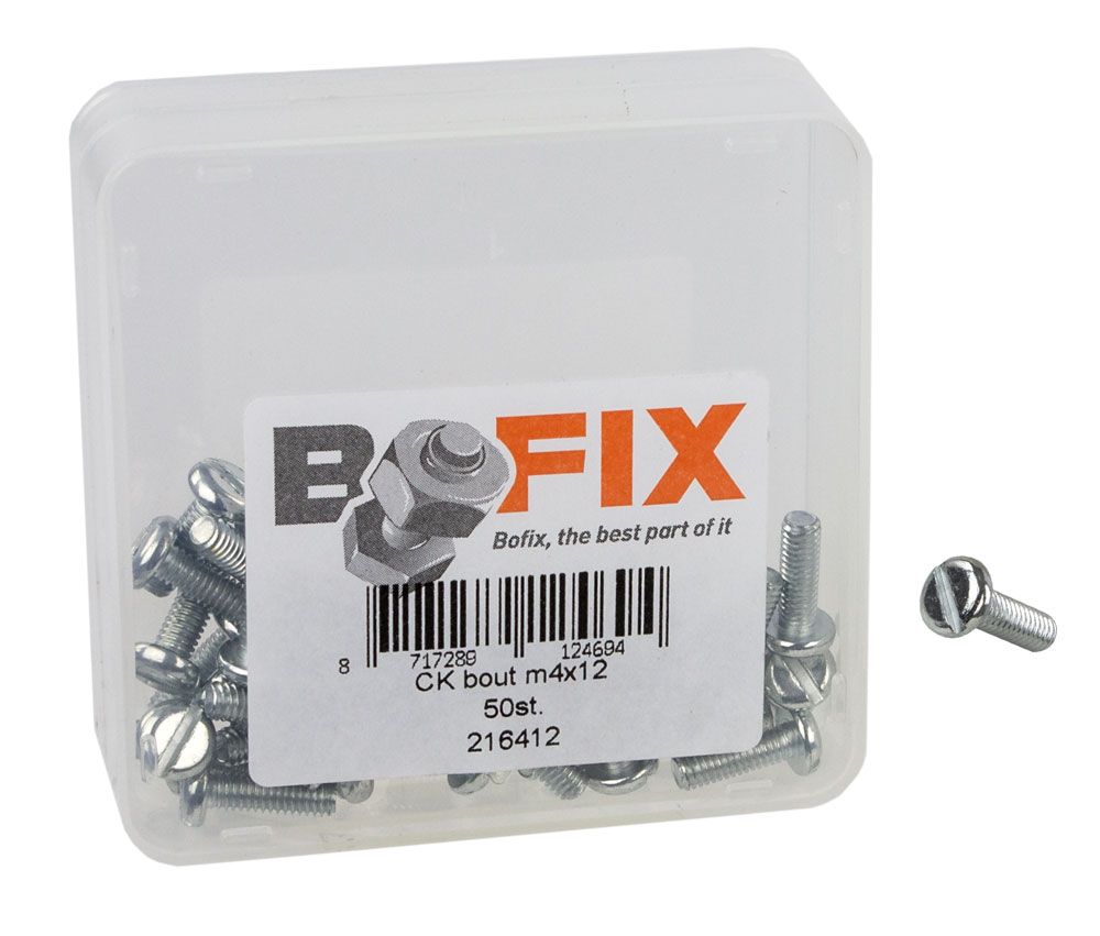 Boulon Bofix m4x12 tête ronde ds a 50