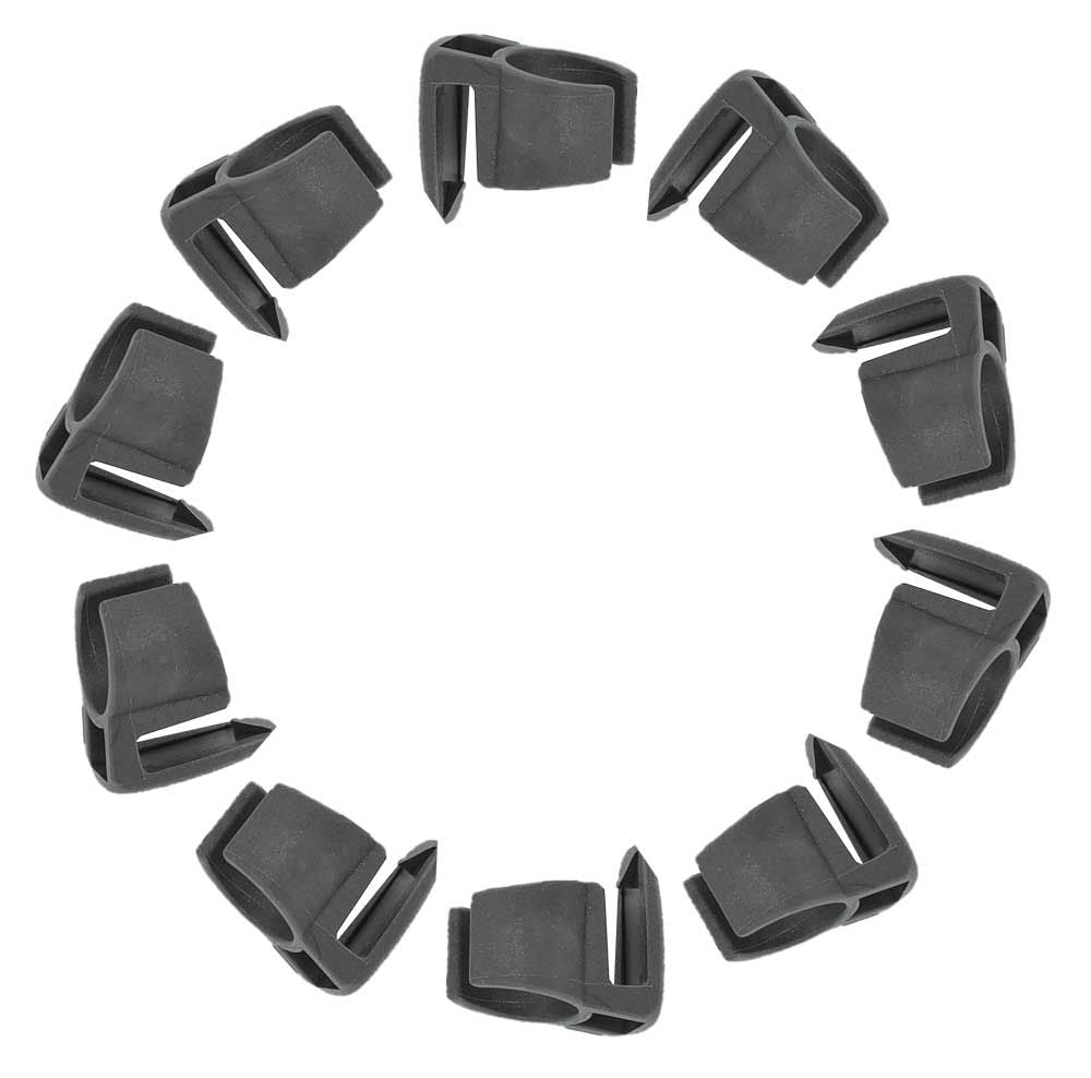 Hesling jasbd hes clip 13mm gris pvc ds a 10