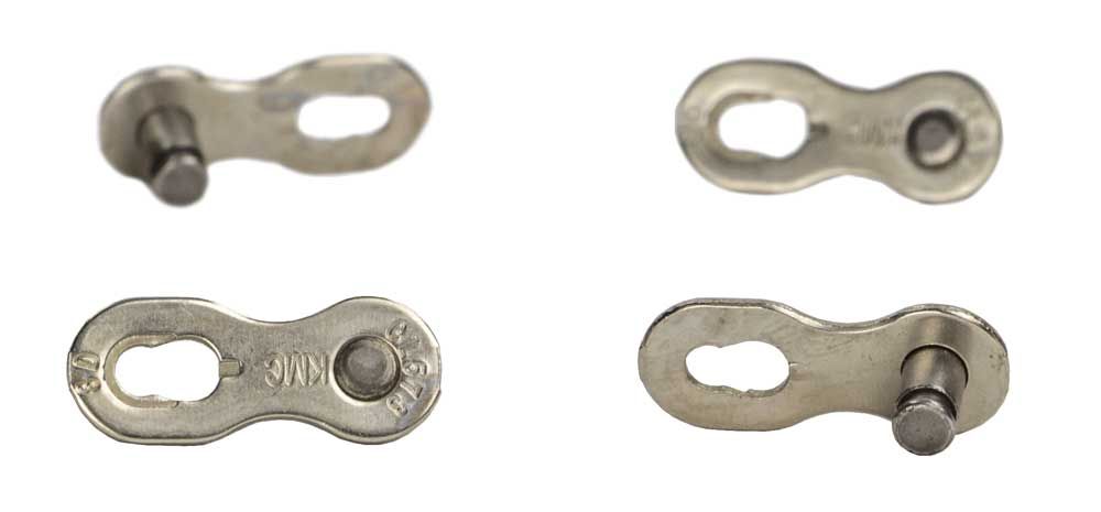 KMC MissingLink E1 E8 EPT, 3 32, 2 pièces, couleur argentée