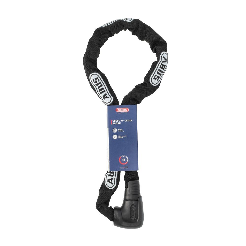 Abus Steel -o -chin 9808K 110 - noir - 110cm - verrouillage du vélo