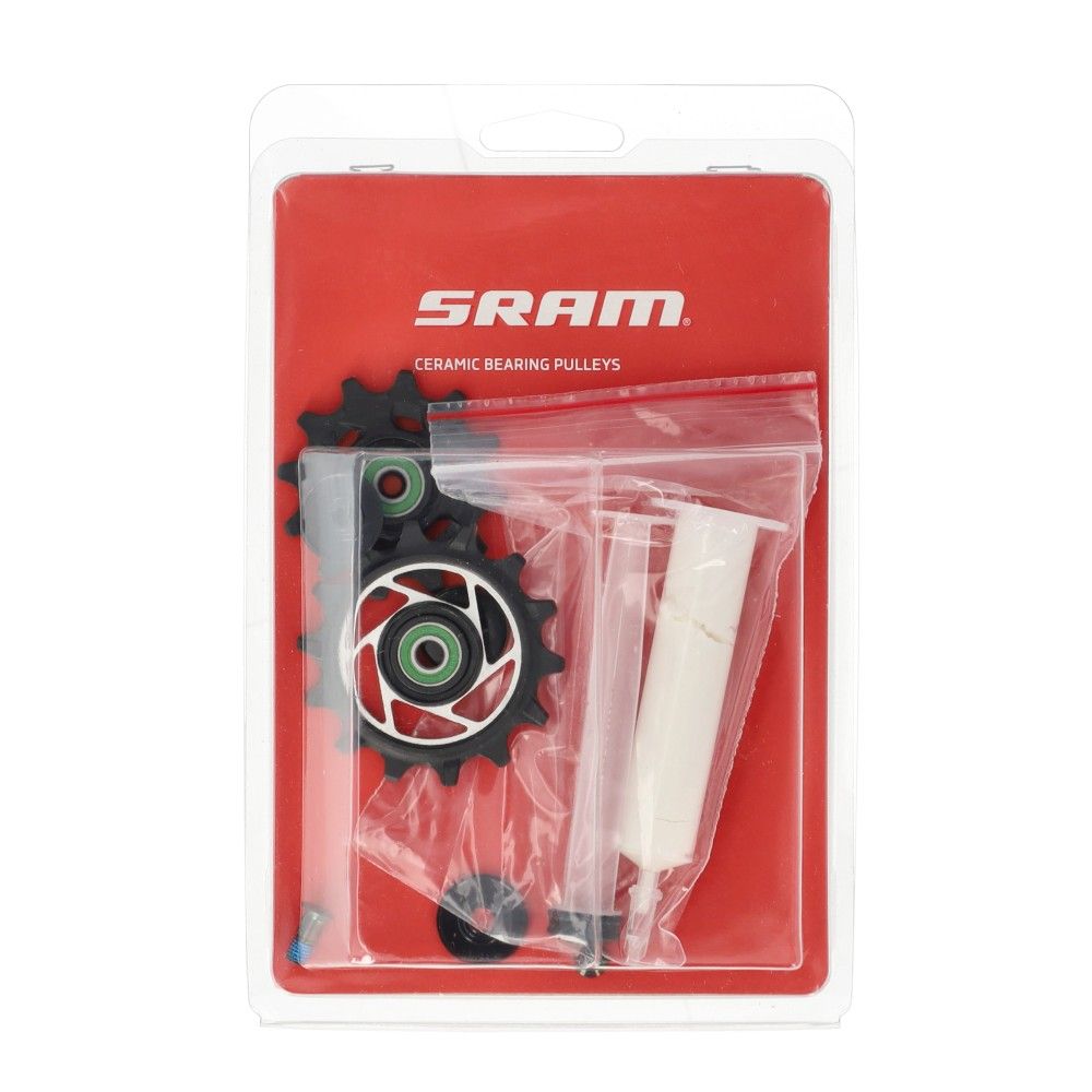 Jeu de roues de dérailleur Sram, jeu de poulies, ours en céramique rouge Axs E1.