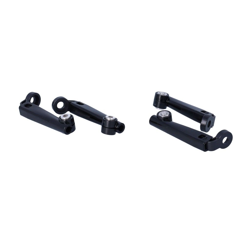 Eurofender spatd ef systema support de canne coudé noir set a 4