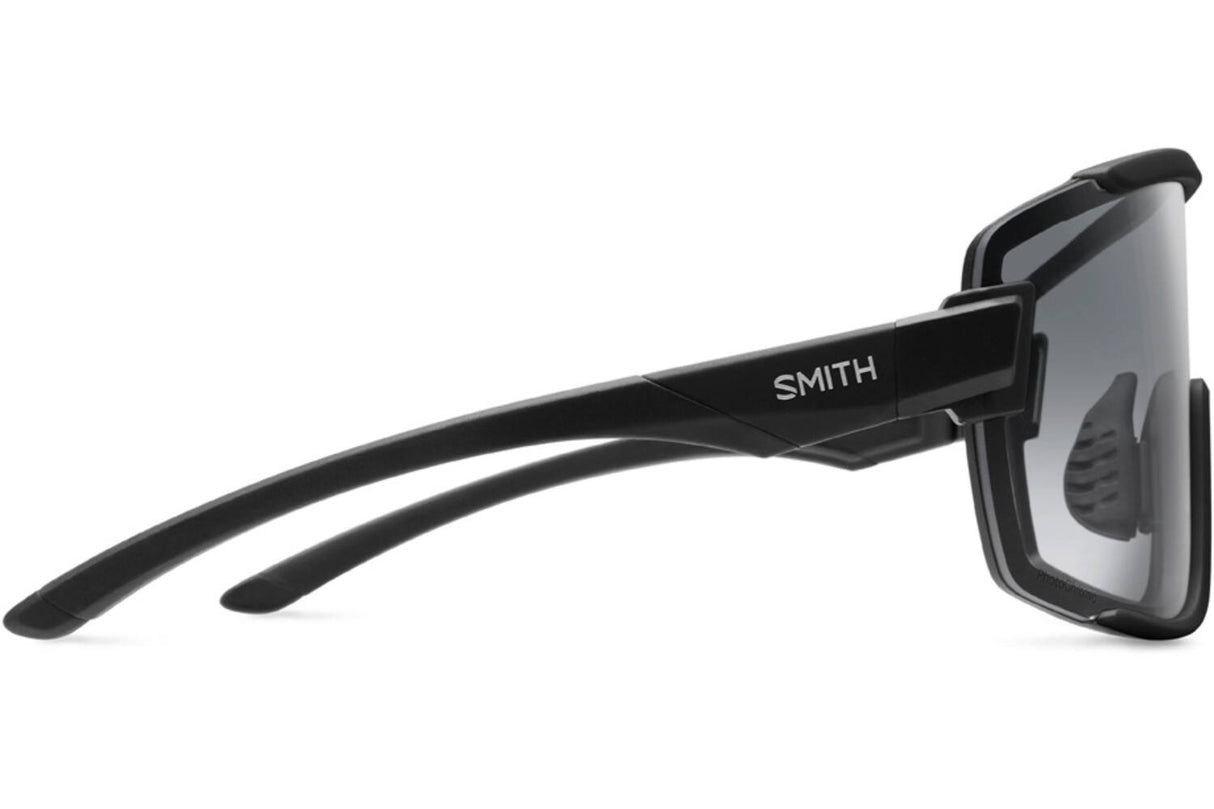 Lunettes Smith wildcat noir mat chromapop photochromique clair à gris