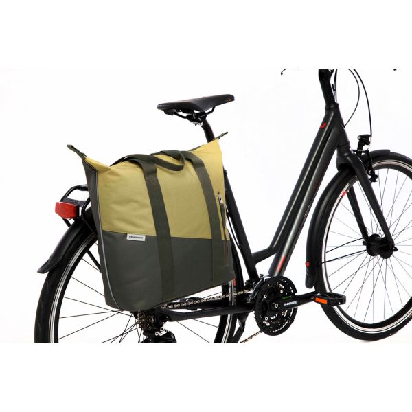 Nouveau sac looxs kota shopper | Oslo | vert olive jaune | 24l