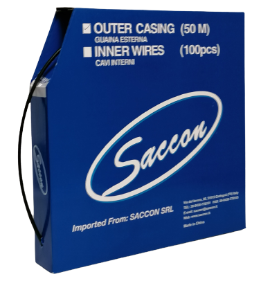 SACCON DX45005C BOX Câble extérieur 5 mm Engrenage 50 mètres noir
