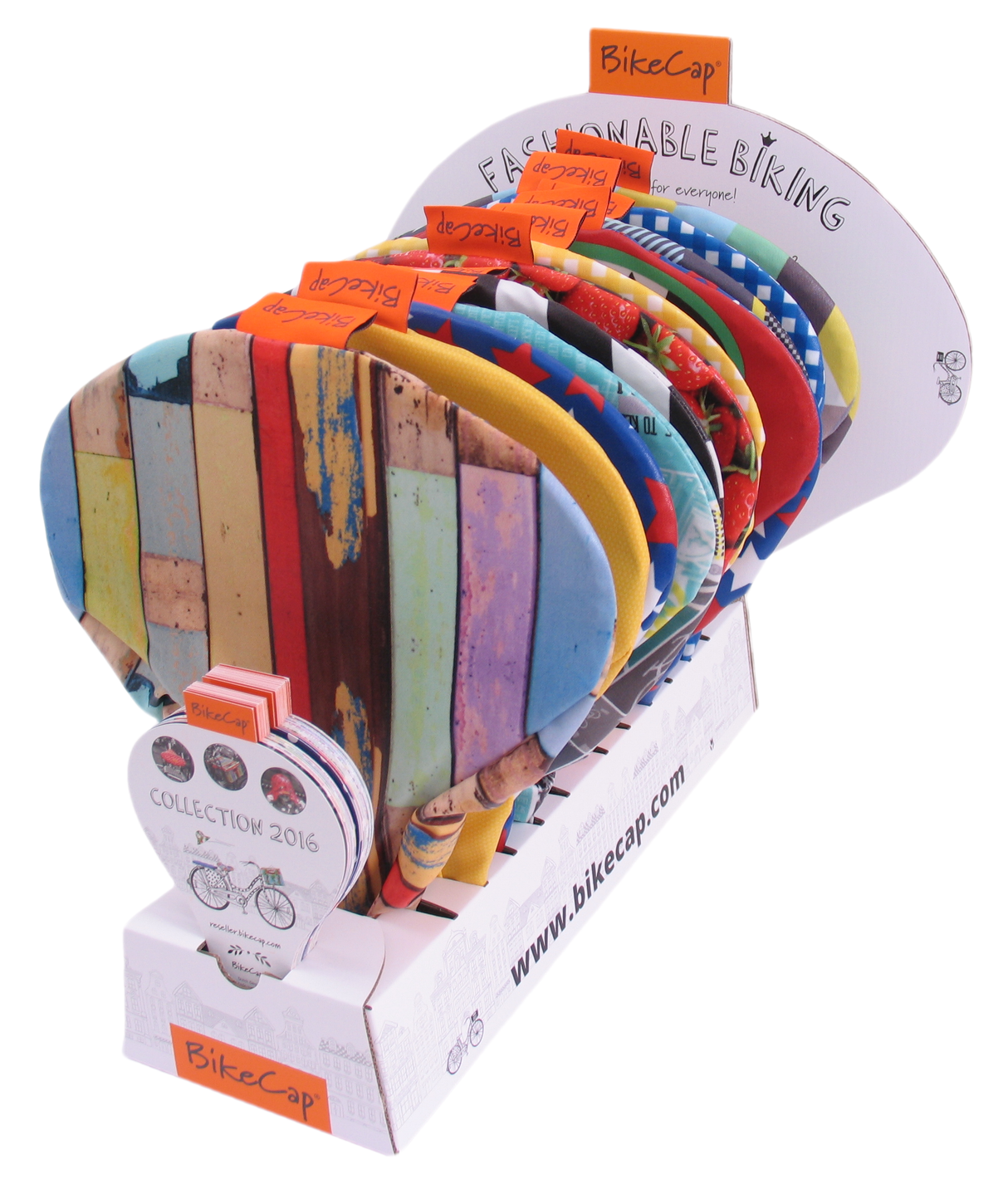 Bikecap Saddle Clines Tour Affichage avec waaier