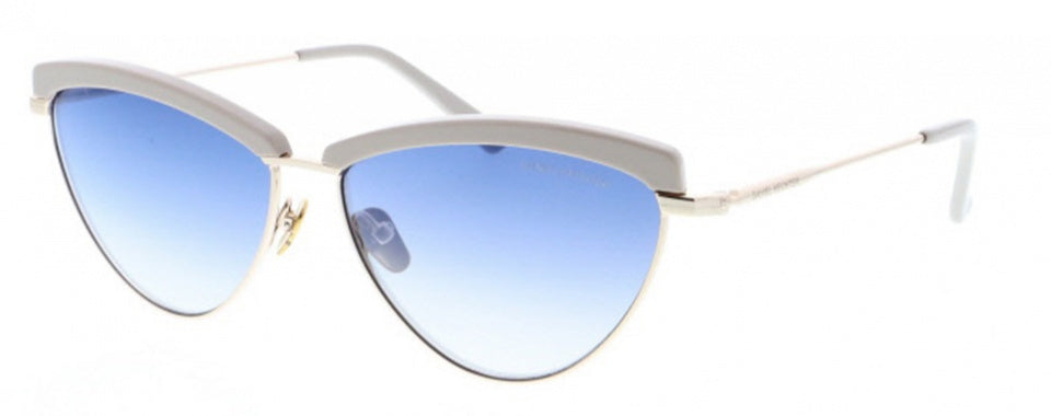 Lunettes de soleil Daniel Hechter DHS207 Cat en acier inoxydable papillon. 3 bleu