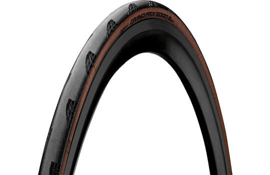Continental Grand Prix Raceband 700x25C, Black Brown, Tennessless, 25-622 Etro