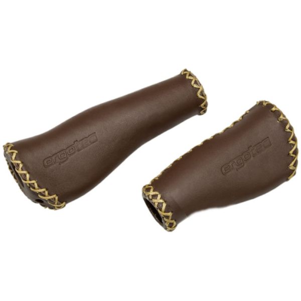 Ergotec Monaco Set Handles Le cuir 135 92 mm marron