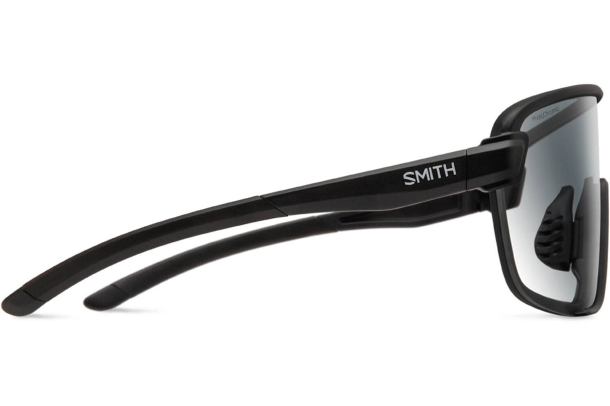 Smith Bril Bobcat Matte noir chromapop photochromique clair à gris