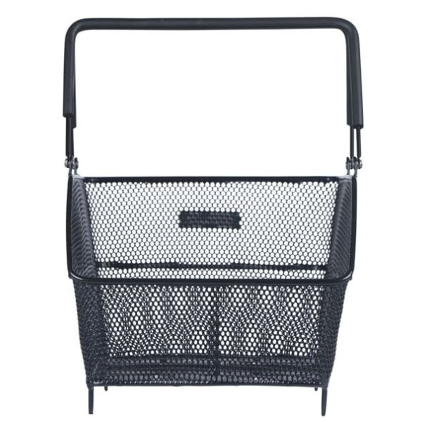 Basil panier à vélo cento panier arrière multisystem nx - noir