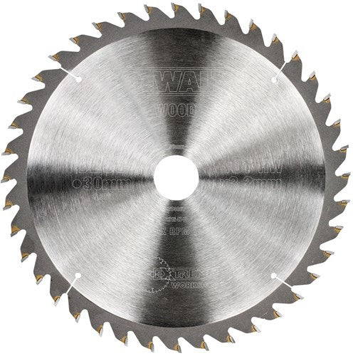 Accessoires Dewalt lame de scie circulaire 235x30x40t, dents alternées, positif 10°, encoche 3,0mm - dt4067-qz