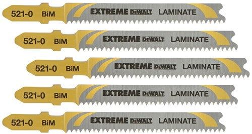 Accessoires Dewalt lame de scie sauteuse bim extreme pour un sciage rapide du bois et du stratifié (t101bif) - dt2080-qz