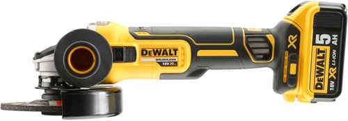 Meuleuse d'angle sans fil Dewalt dcg405p2 | 125 mm noir | 18v 5,0ah xr li-ion | +tstak