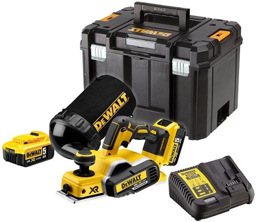Raboteuse sans fil Dewalt dcp580p2 18v 5,0ah li-ion