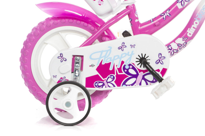 Dino Flappy 12 pouces 21 cm filles Dingo blanc rose