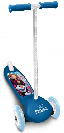 Disney Frozen 3 roues enfants Step Girls Foot Brake Blue