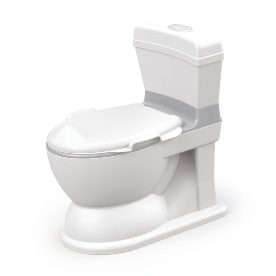Dolu 2-en-1 XL Plaspotje éducative avec effet de rinçage blanc gris blanc