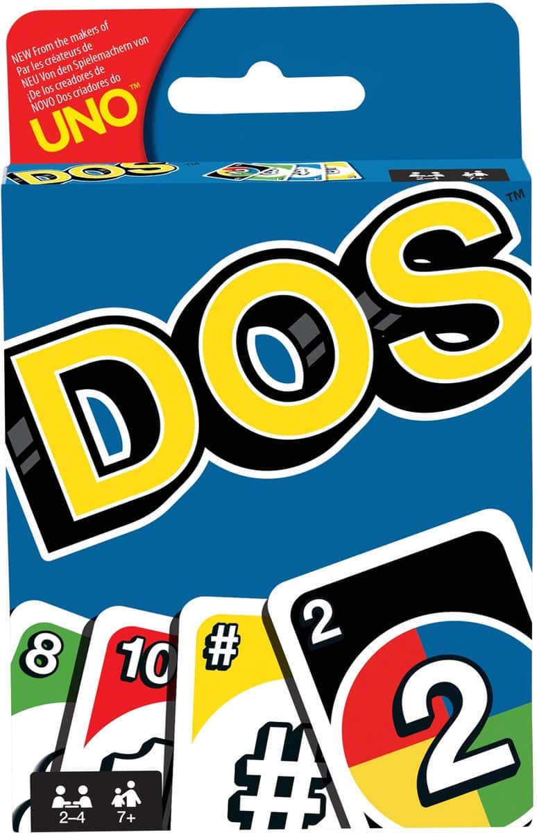 Boosterbox mattel - jeu de cartes uno dos