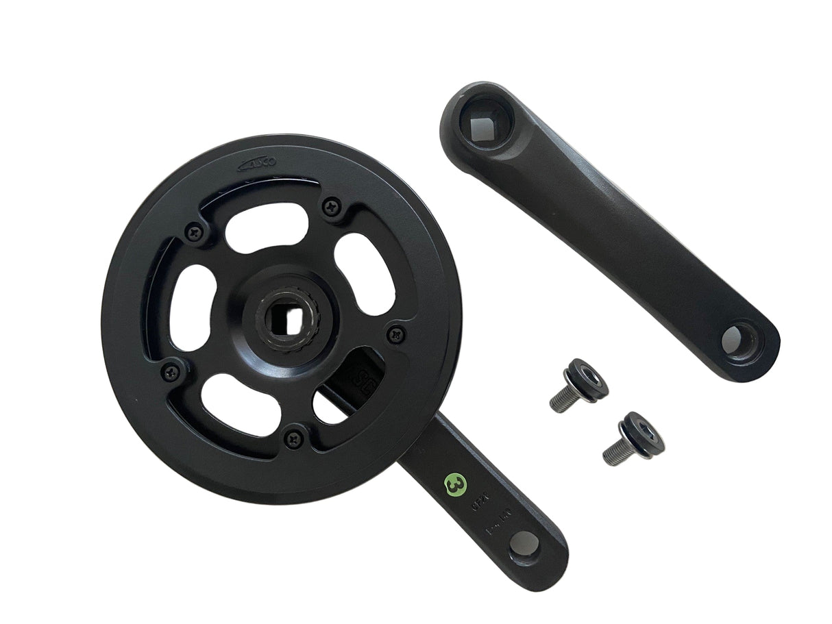 Pièces de cycle Hulzebos b.v. lasco pédalier 32t 155mm double bord de protection noir