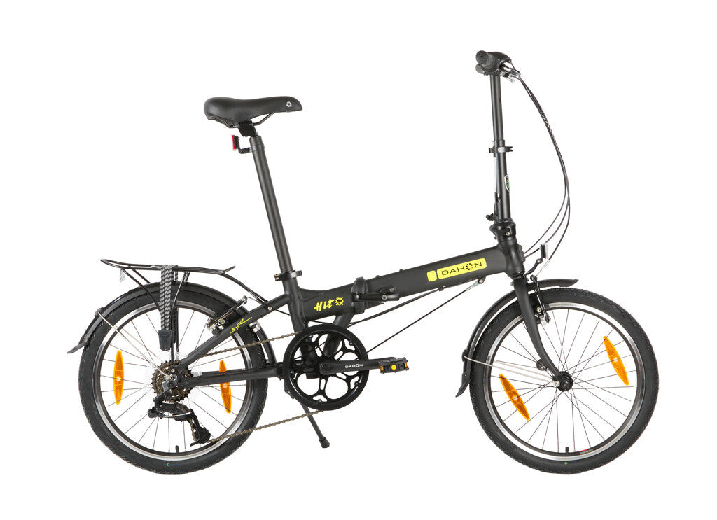 Vélo pliant Buzaglo dahon 20 hit 6 spd. pas de freins en V du dérailleur (noir mat)