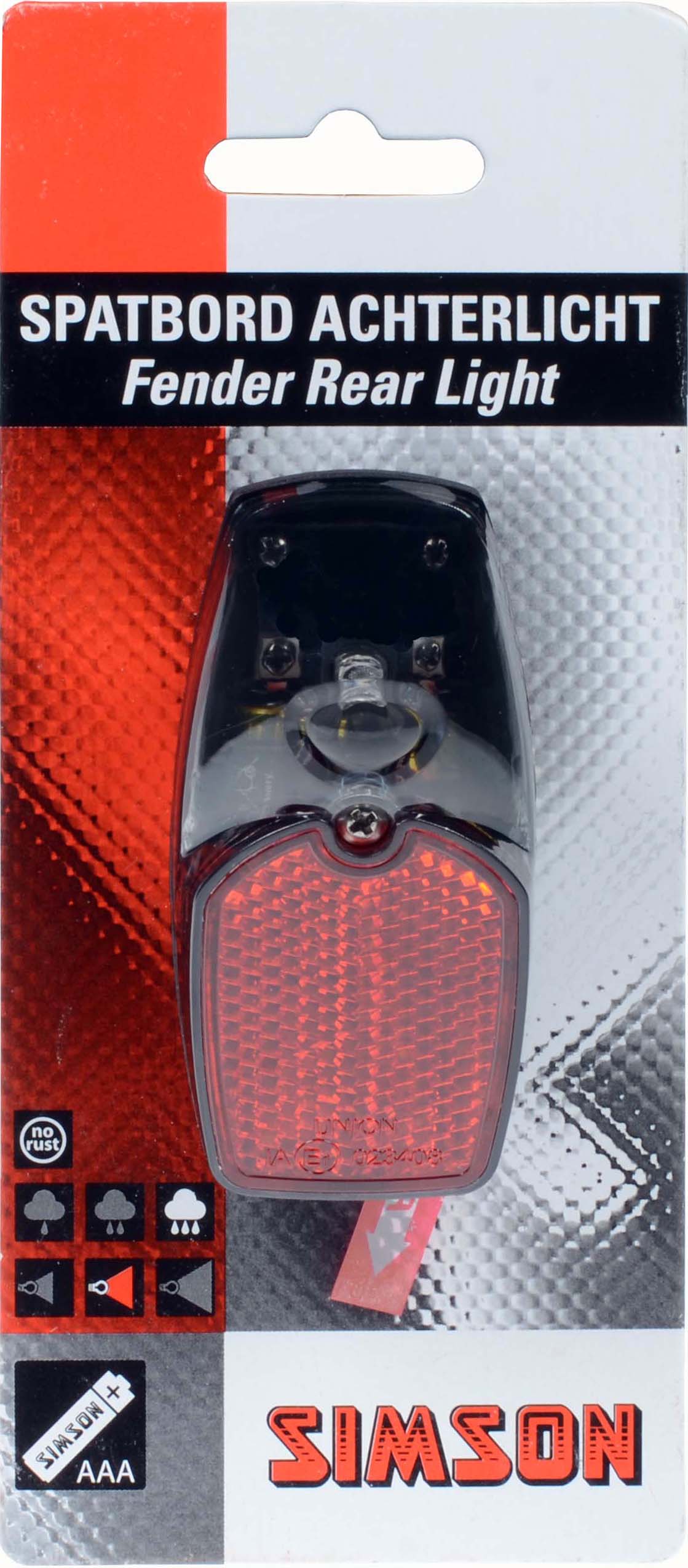 Simson Fotty Light LED incl. Batteries sur la carte