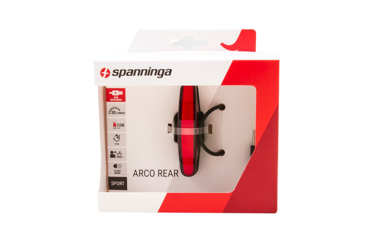 Spanninga Taillight Arco Flash USB Post