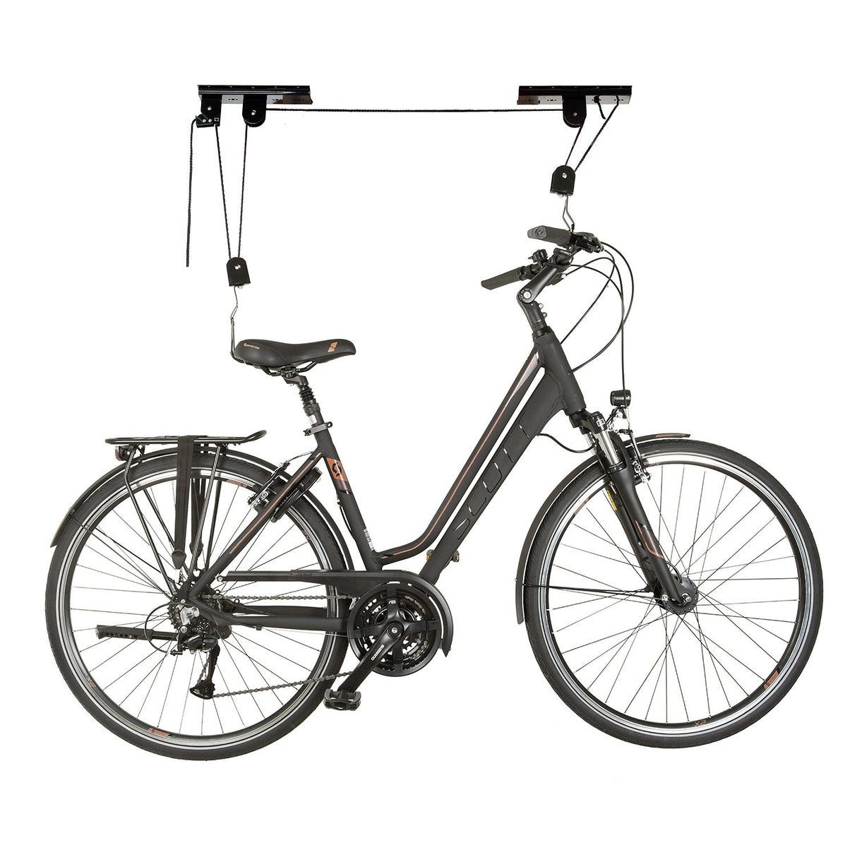 élévateur à vélo noir