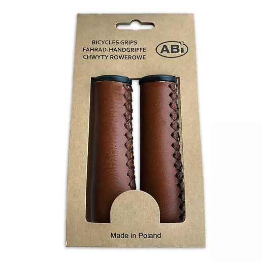 Abi en cuir artificiel Card de carte de suspension de 120 mm marron