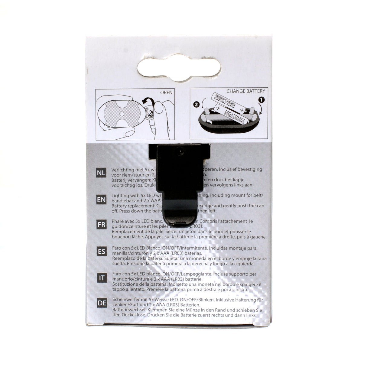 Simson LED VOORLICHT WHITE