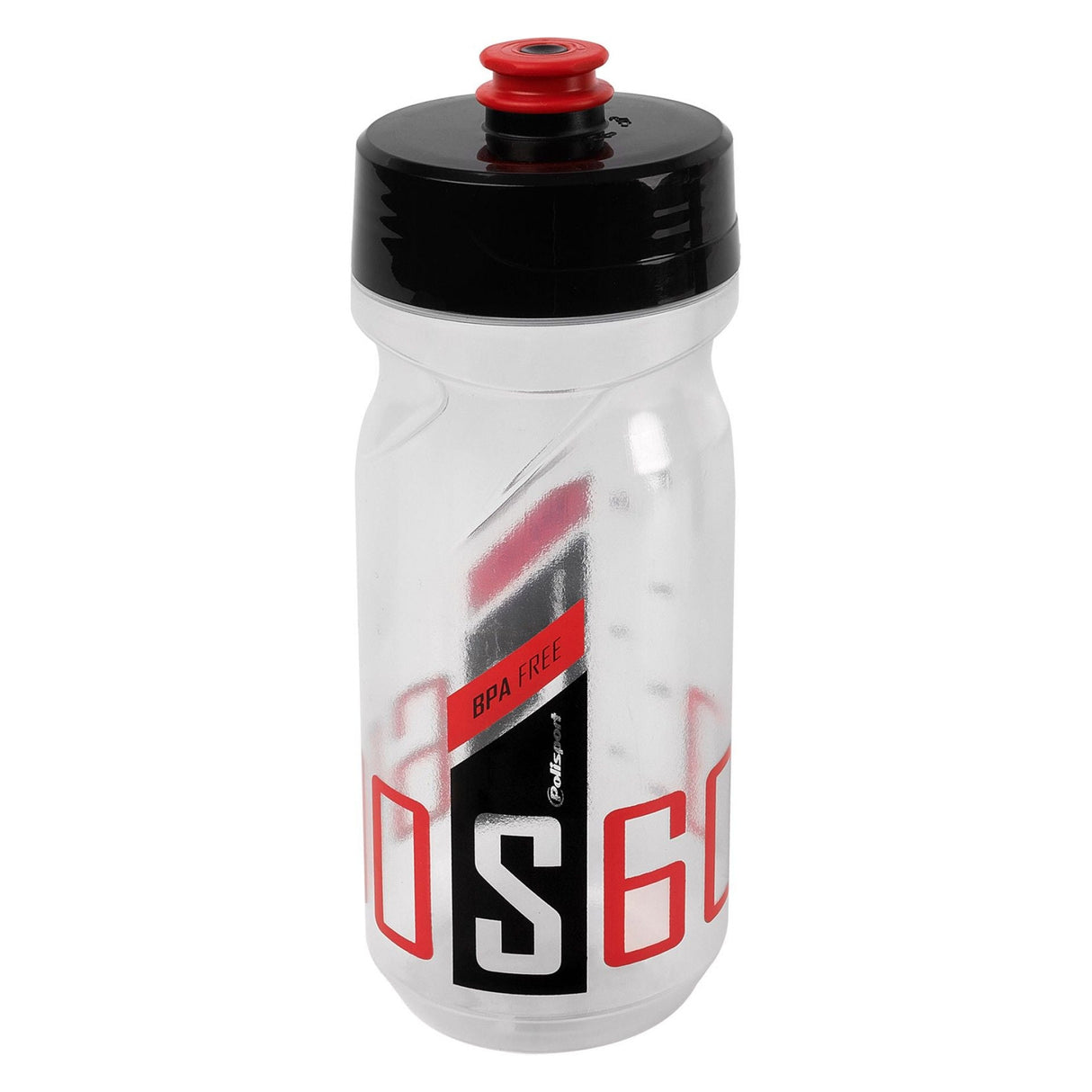 Polisport plasticos s.a. Bouteille d'eau Polisport 600 ml. transparent noir rouge