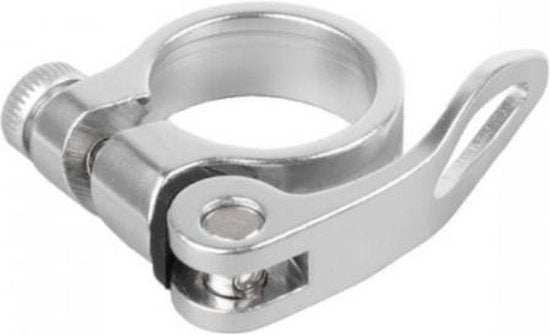 Pièces de cycle Hulzebos b.v. Collier de tige de selle Kalloy QR 28.6 argent