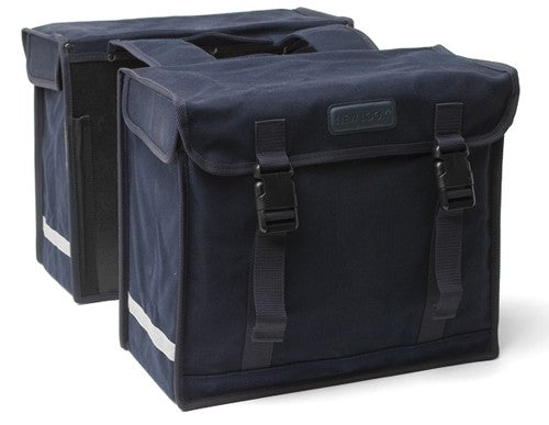 NOUVEAU LOOXS Double Bicycle Bag Deluxe - noir, 46L, imperméable