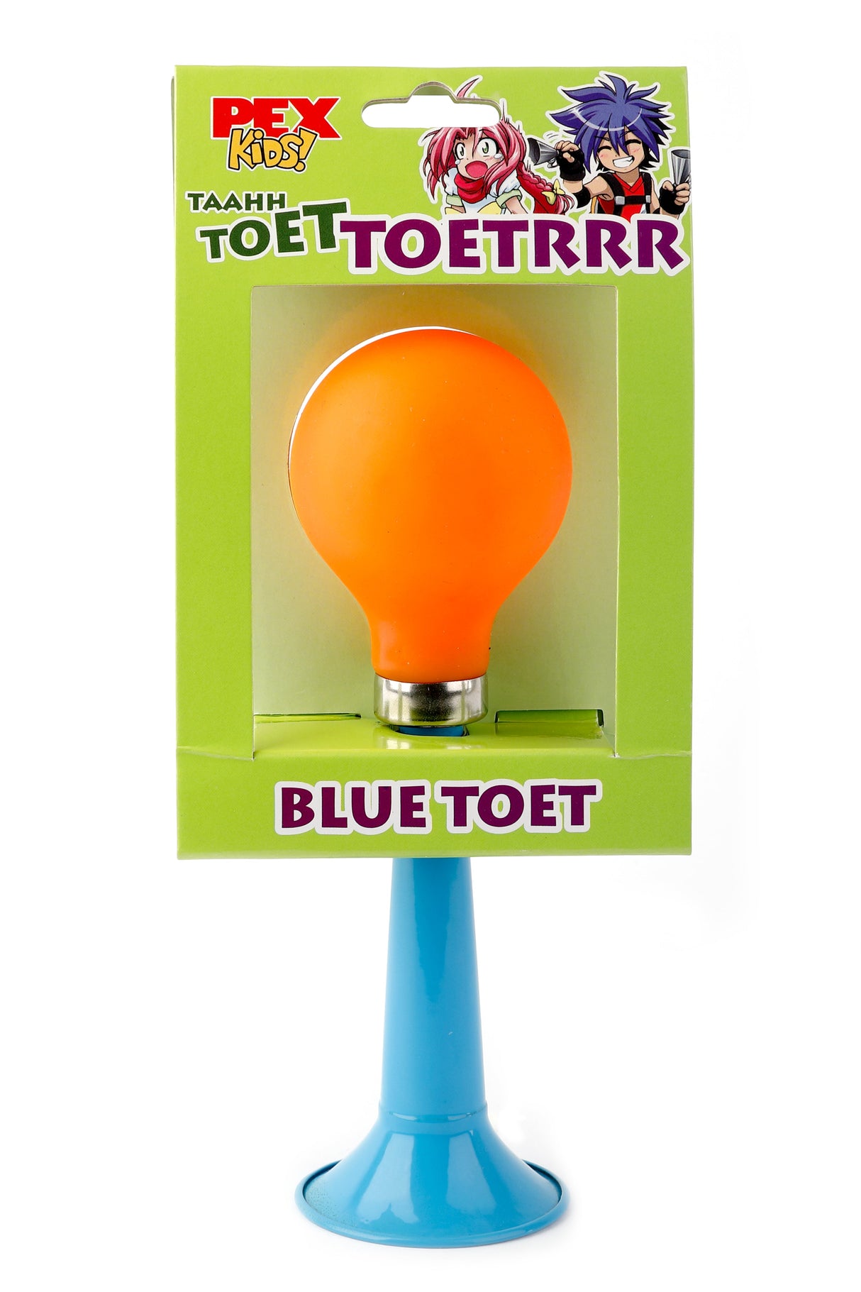 Buzaglo pexkids corne à bille acier droit bleu sur carte
