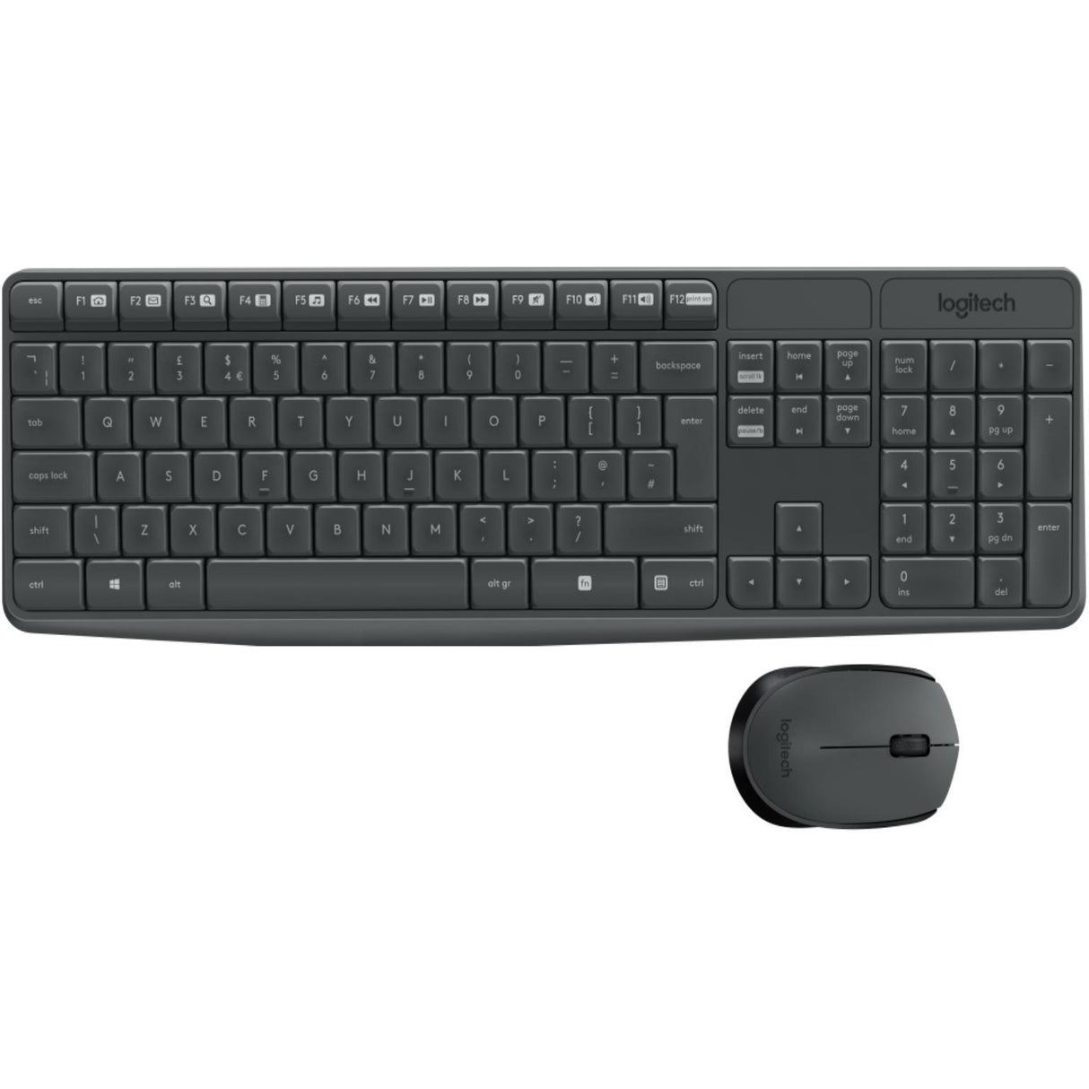 Clavier sans fil avec souris - logitech - qwertz