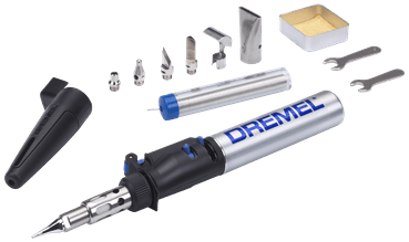 Système d'outils compact Dremel 2000jd (modèle 2000-7, versatip + panne à souder + panne de pyrogravure + lame coupante) - f0132000jd