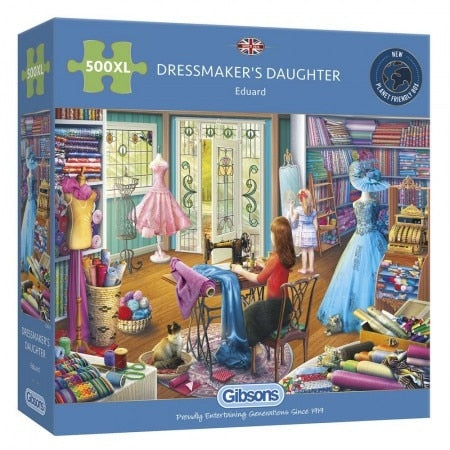 Puzzle Gibsons - la fille de la couturière - 500xl pièces