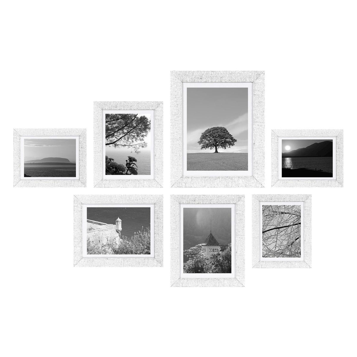Cadre photo - mur photo en bois flotté